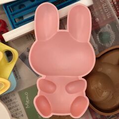 【未使用】立体ごはん型 　うさぎなど3種の画像
