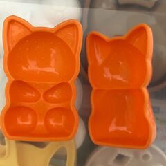 【未使用】立体ごはん型 　うさぎなど3種の画像