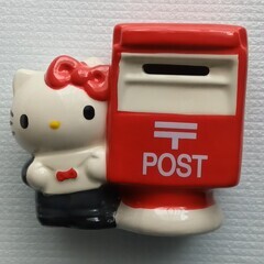 【未使用＆非売品】ハローキティ 陶器製　貯金箱