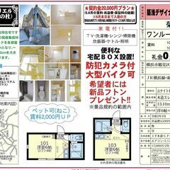 ☂️契約金20,000円キャンペーン☂️契約月の賃料無料‼️さら...