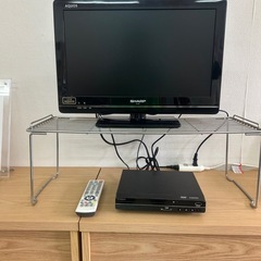 テレビ　DVDレコーダー付きの画像