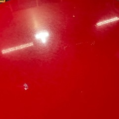 ①　テーブル　丸テーブル　アメリカン　傷ありの画像
