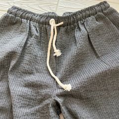【訳あり】メンズ　パジャマ　部屋着　綿100% 涼感　しじら織　上下セットの画像