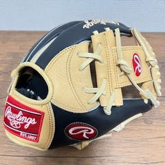 【タグ付き未使用品】一般軟式 グローブ ローリングス 内野用　キャメル