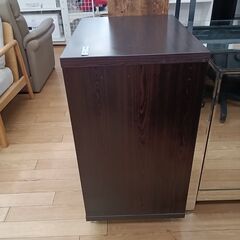 ★ジモティ割あり★ ニトリ キャビネット ブラウン H85×D46×W60 クリーニング済み TK5455の画像