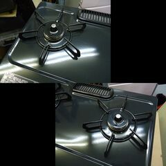札幌★グリル未使用◆リンナイ◆12A13A/都市ガス用 ガステーブル◆水無し片面焼き◆IC-S37-2L/左強火力◆2023年の画像