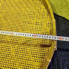 7月中旬処分します。4点セット　竹製　干しざる　盆ざる　竹製ザルの画像