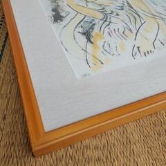 木製額入り 版画 の画像