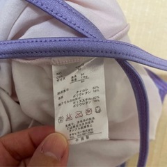 女の子用水着 ピンク 水玉 フリル 80サイズの画像
