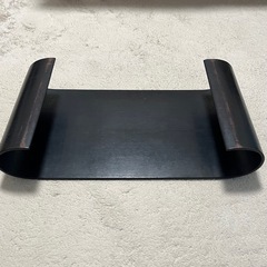 【値下げ】花台　巻足　木製の画像