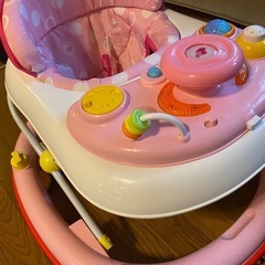 Smart Angel★エンジョイウォーカーステップ2 ピンク　歩行器