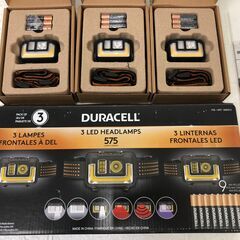 DURACELL デュラセル LEDヘッドランプ 3個セット 5...