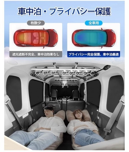 新品未使用　定価15000円 車用サンシェード ミニバン ワンボックス 全窓