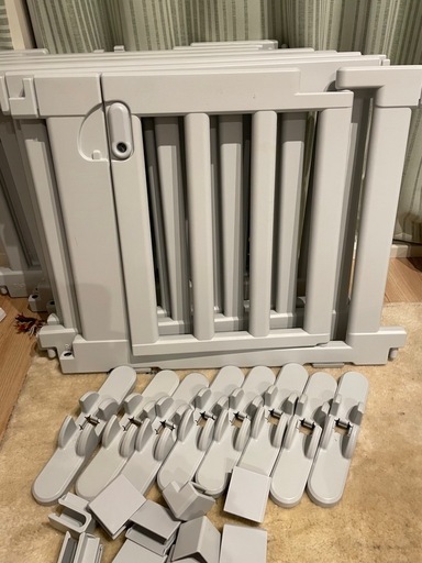 リッチェルパーテーションにも使えるベビーサークル