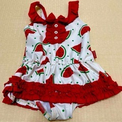 KidsForet スイムウェア スイカ柄 ワンピース水着