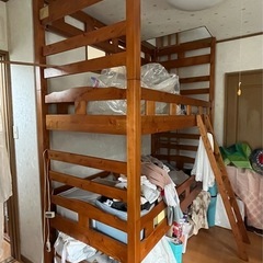 木製組立式2段ベット