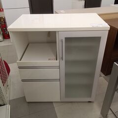 【リユースのサカイ千葉中央店】  レンジ台 ホワイト H101×...