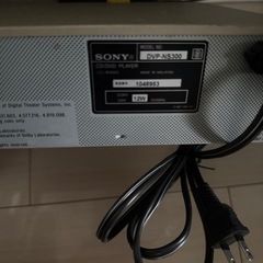 SONY DVDプレーヤーの画像