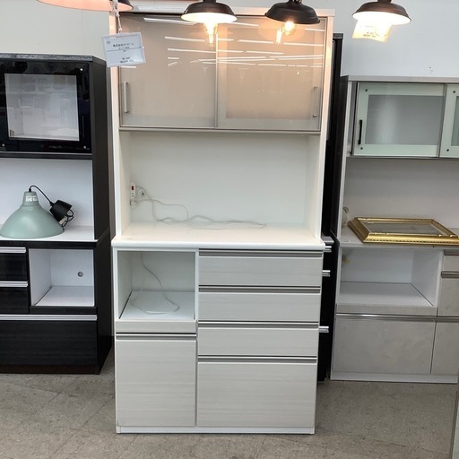 レンジボード ニトリ　2枚スライド扉　ポスティア