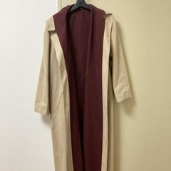 リバーシブル　トレンチコート