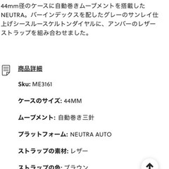 FUSSlL腕時計の画像