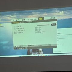 差し上げます　プロジェクターの画像