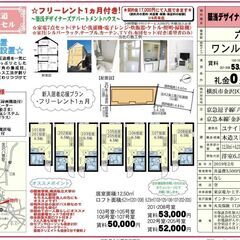 ☂️契約金17,000円キャンペーン☂️1ヶ月分の賃料無料‼️さ...