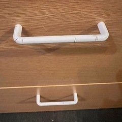 引き出し付きチェスト　茶色の画像