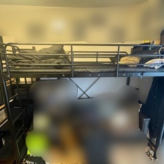 ロフトベッド黒