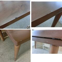 2WAYこたつ W105 ニトリ ニベル105 ブラウン 脚の高さが変えられる ミドルテーブル ローテーブル コーヒーテーブル コタツ 炬燵 札幌 西野店の画像