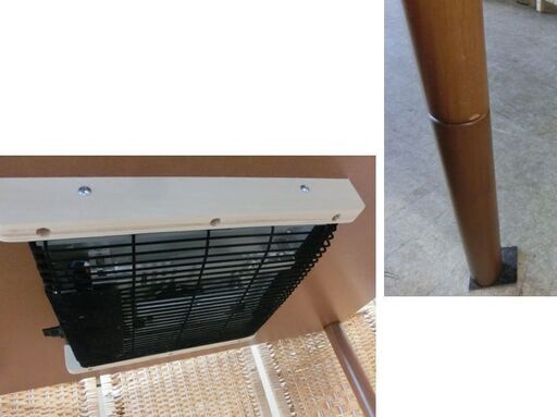 2WAYこたつ W105 ニトリ ニベル105 ブラウン 脚の高さが変えられる ミドルテーブル ローテーブル コーヒーテーブル コタツ