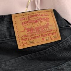 リーバイス502　ブラックの画像