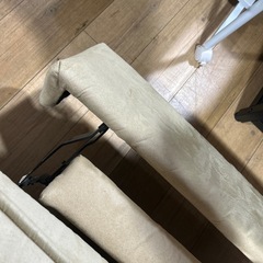 1人用ソファ　リクライニング　脚付　インテリア家具　の画像