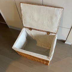 ラタン収納ボックス　かご　物入れ　大