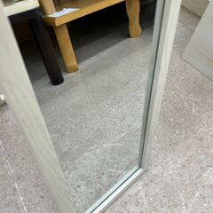 ★ジモティ割あり★TJ11810  姿見 白 H146.5×D48×W28 クリーニング済みの画像