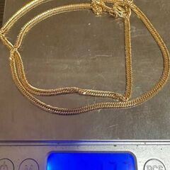 K18 12面トリプル   長さ 50cm 幅 3.3mm 重さ 12.7gの画像