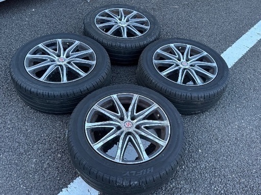 225/55R17 HIFLY サマータイヤ バリ溝 + アルミホイール