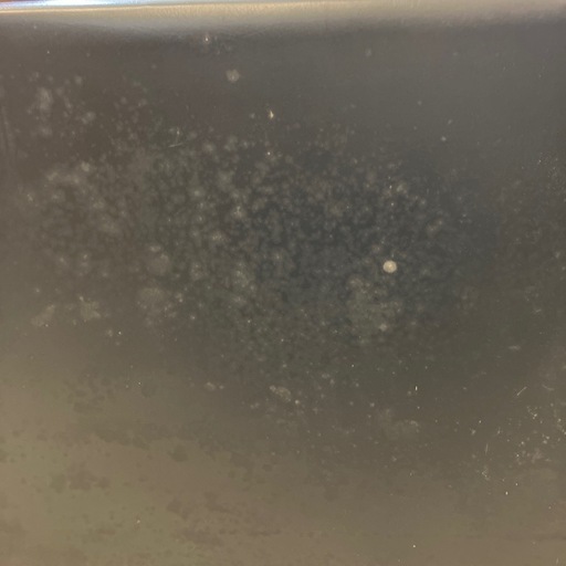 ☆値下げ☆M2506-051 富士ファニチア 3人掛けソファ ブラックレザー キズ汚れ多数 脚部欠損