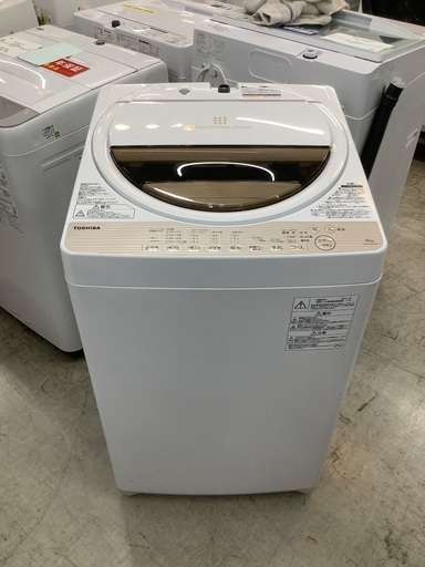 安心の６ヶ月保証付き！！　TOSHIBA  6.0kg全自動洗濯機　AW-6G5  2017年製