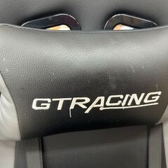 ★ジモティ割あり★TJ11817  ゲーミングチェア 黒 H127×D75×W69 クリーニング済みの画像