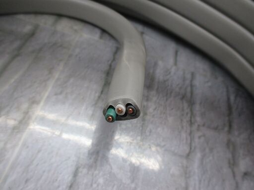 弥栄 VVF 3×2.0ｍｍ 黒白緑 100ｍ 質量16.5kg 未使用 【ハンズクラフト宜野湾店】