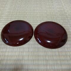 綺麗な漆器小皿2枚セットの画像