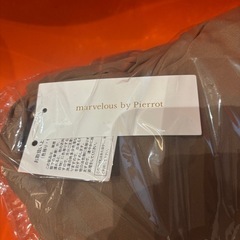 シフォン素材　ワイドパンツの画像