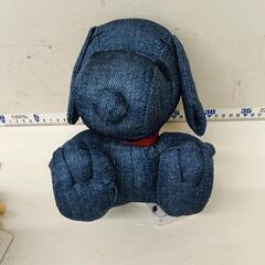 0603-292 ぬいぐるみ　デニム　スヌーピー