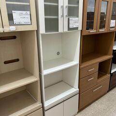 ★ジモティ割あり★TJ11822  食器棚 白 H178×D38...