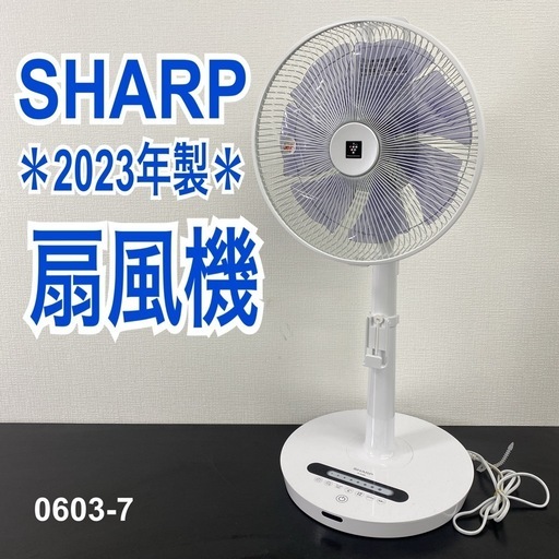 【ご来店限定】SHARP 扇風機 2023年製＊0603-7