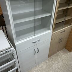 ★ジモティ割あり★TJ11826  食器棚 白 H120×D29...