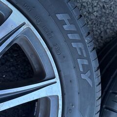 225/55R17 HIFLY サマータイヤ バリ溝 + アルミホイールの画像