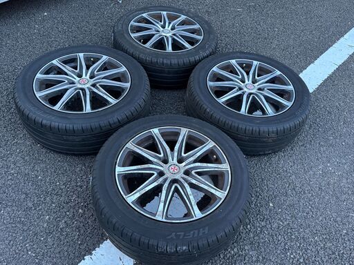 【k.k】225/55R17 HIFLY サマータイヤ バリ溝 + アルミホイール