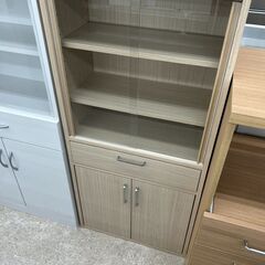 ★ジモティ割あり★TJ11827  食器棚 オーク H119×D...